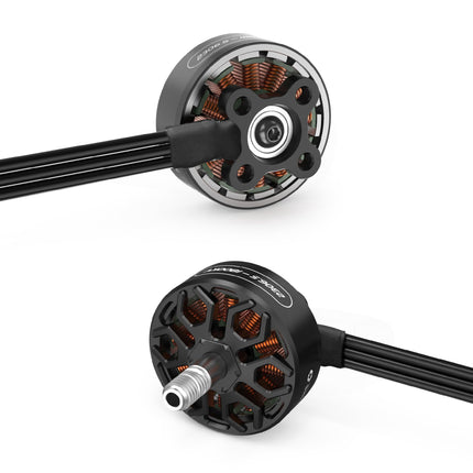 2306.5 1800KV FPV drona motors - 6S bezsuku motors 5 collu FPV dronam QAV kvadrokopteram - 4 gab.