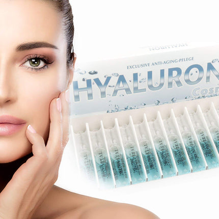 BIO-VITAL Hyaluron Cosmetic 15 ampulas pa 2 ml hialuronskābes