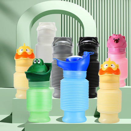 Topcloud sarūkošais pisuārs, 2 iepakojumi pa 750 ml vīriešiem un sievietēm, pārnēsājama mobilā tualetes podiņa urīna pudele, atkārtoti lietojams avārijas pisuārs kempingam, automašīnai, ceļojumiem, satiksmes sastrēgumiem un