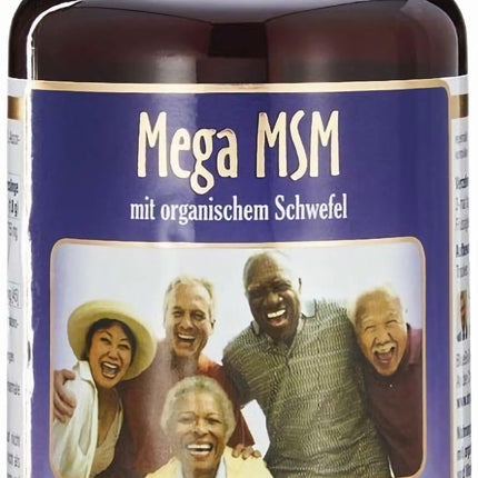 Dr. Peter Hartig Mega MSM 675 tabletes 7 mēnešu uztura bagātinātājs vegāns bez laktozes, rauga un glutēna