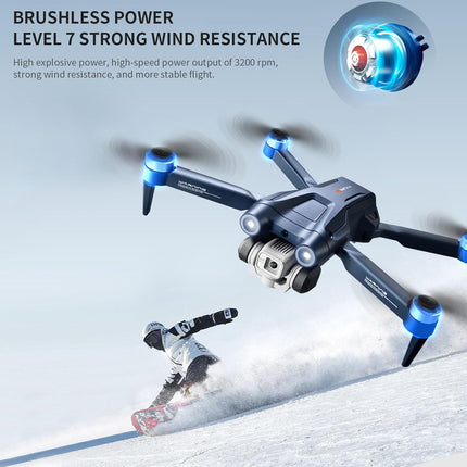 OBEST drons ar regulējamu 4K kameru, RC salokāms FPV WiFi tiešraides drons bērniem iesācējiem, 2 baterijas 28 minūtes, trajektorijas lidojums, 360° pagriezieni, pacelšanās/nosēšanās ar vienu taustiņu, bezgalvas režīms