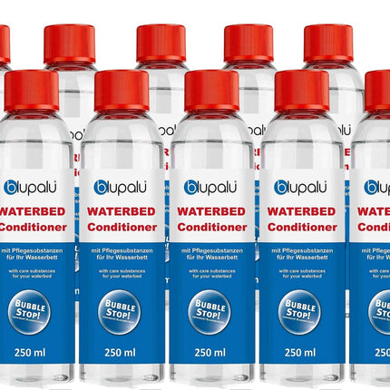 blupalu | 10 x 250 ml ūdensgultas kondicioniera komplekts | Kondicionieris | Kondicionieris | Ūdensgultas piederumi | visām ūdensgultām