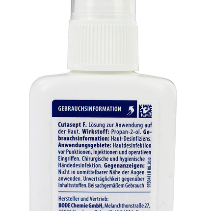 Mih-Medicīniskā ādas dezinfekcija Cutasept F 50ml - dezinfekcija