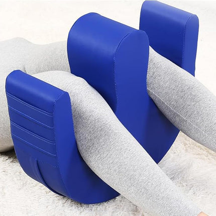 Elderly Anti-Pressure Easy Roller Pillow, Patient Drehen Gerät U-förmigen Kissen, Drehvorrichtung für Patienten, Patientenwender, Bettumdrehhilfe Mehrzweck-Umdrehhilfe für ältere Menschen (Blau)