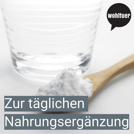 Wohltuer Premium Hyaluron Powder 10g - Tīrs hialuronskābes pulveris ar augstu devu, zema molekulmasa hialuronskābe, tīrs un vegāns - Hialuronskābes kosmētiskajam serumam, sejas krēmam un uztura bagātinātājam