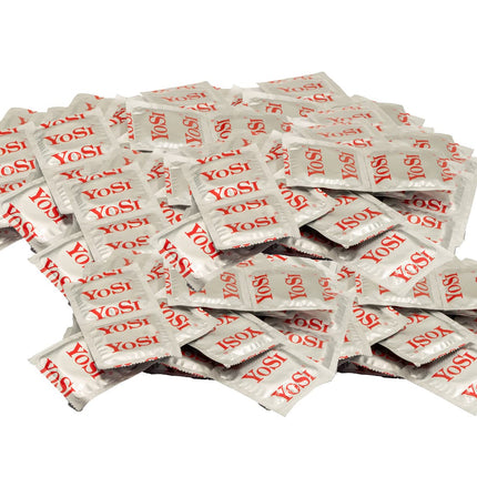 YOSI zīmola prezervatīvi "Natural Feeling" - Dabiskas sajūtas - tīrs prieks - 53 mm platums - Parasts dabīgs lubrikants prezervatīvs - Tīras sajūtas neaizmirstamiem mirkļiem - 100 gabali (2 x 50 gabali)
