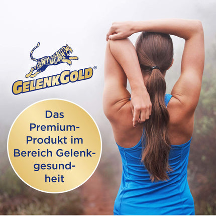 GelenkGold locītavu kapsulas 90 kapsulas Augsta deva, uztura bagātinātājs locītavām¹, skrimšļiem² un cīpslām³ ar hondroitīnu, glikozamīnu un vīraku