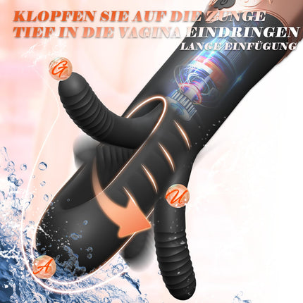 Dildo vibrators seksa rotaļlietas sievietēm, vibrācijas komplekti sievietēm klitora seksa rotaļlietas, seksa rotaļlietu komplekts sievietēm ar 10 * 7 režīmu pāru vibratoriem, prostatas masieris