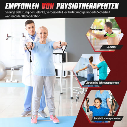 Fitnesa lentu komplekts, 150 mārciņu pretestības lentes ar durvju enkuru, rokturi, potīšu siksnas, 5 pretestības līmeņi, pārnēsājamas, ideāli piemērotas spēka treniņiem, Pilates, fizikālajai terapijai, vīriešiem un sievietēm