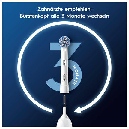Oral-B Pro Sensitive Clean elektriskajai zobu birstei paredzētās birstes galviņas, 12 gab., maiga zobu tīrīšana, X veida sariņi, oriģinālā zobu birstes galviņa Oral-B zobu birstēm, iepakojums, kastītei piemērots ievietošanai pastkastītē.
