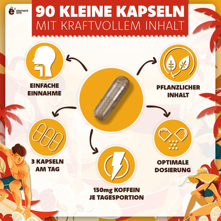 Keto Base Plus Day - ikdienas keto komplekss - 90 vegānas kapsulas - ar ingveru, zaļās tējas ekstraktu, kajēnas pipariem un kofeīnu - iecienīts sportistu un fitnesa entuziastu vidū - vegāns, bez glutēna un bez laktozes