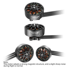 SpeedyBee 1404 4600KV bezkontaktu FPV motors Bee25 2,5 collu FPV droniem - 4 gabalu iepakojums, aviācijas alumīnijs, jaudīgs un stabils 2,5, 3,5 collu un 4 collu FPV konstrukcijām. Whoop Toothpick Cinewhoop.