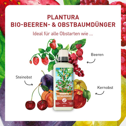 Plantura organiskais ogu un augļu koku mēslojums, organiskais šķidrais mēslojums, 800 ml
