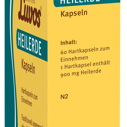 Luvos dziedinošās māla kapsulas grēmām, 60 kapsulas