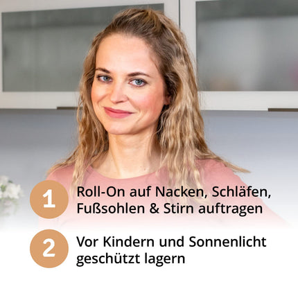 Casida® Roll-On "Miers un relaksācija" - pretstresa aromāta rullītis ķermeņa, prāta un dvēseles relaksācijai - aromātiskā eļļa, aromātiskā eļļa, ēteriskā eļļa aromātiskai kopšanai, esot ceļā - 10 ml (Miers un relaksācija)