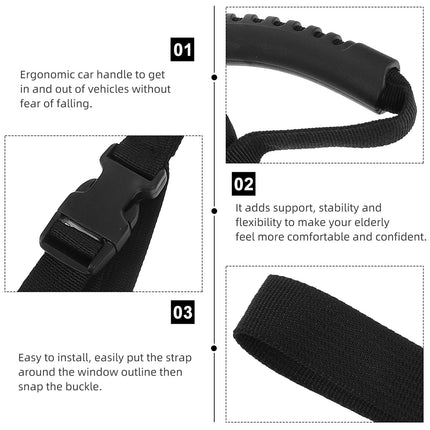 EXCEART Senioren Einstiegshilfe Auto Ausstiegshilfe Rutschfester Mobilitätshilfen Fahrzeug stehend Autogriffstütze Unterstützung Behinderung Ältere Medizin Behinderten Hilfsmittel