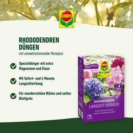 COMPO rododendru ilgtermiņa mēslojums 850g