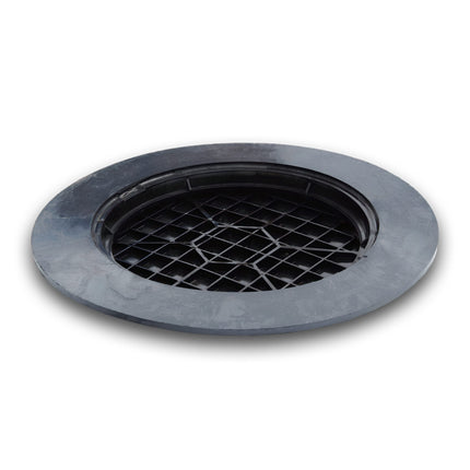 Varile 1100 mm XXL plastmasas lūkas vāks | universāls lūkas vāks | cisternas vāks (melns)