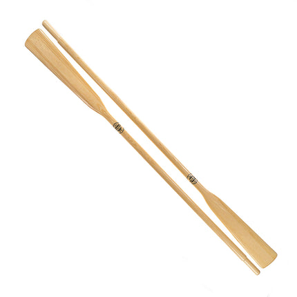 John Paddle airu komplekts: 1 pāris (2 gab.) airu 195 cm-240 cm, 1 pāris (2 gab.) nerūsējošā tērauda airu slēdzeņu un 1 pāris (2 gab.) 45 mm aproču (airēšanai ar airu slēdzenēm un aprocēm, 195 cm)