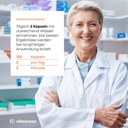 Magnija bisglicināta kapsulas, augsta deva, 1500 mg tikai 2 kapsulās, ieskaitot 300 mg elementārā magnija vienā dienas devā, 120 vegānas kapsulas 2 mēnešiem, bez piedevām, ražots Vācijā