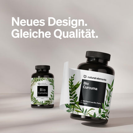 Bioloģiskā kurkuma ar melnajiem pipariem – 240 kapsulas – 4350 mg bioloģiskās kurkumas (kurkumas) vienā dienas devā – ar kurkumīnu un piperīnu – Augsta deva, vegāns – Ražots Vācijā un laboratorijā pārbaudīts