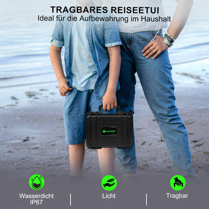 LEKUFEE kompakts, pārnēsājams, ūdensnecaurlaidīgs futrālis DJI mini 4K/DJI Mini 2 SE dronam un DJI Mini 2 aksesuāriem (tikai aizsargfutrālis)