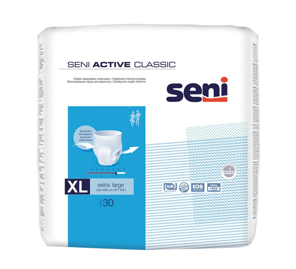 Seni Active Classic īpaši liels (XL) 3 x 30 gabali