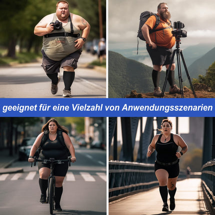 PUTUO kompresijas zeķes bieziem ikriem vīriešiem: trombozes zeķes sievietēm, plus izmēra atbalsta zeķes vīriešiem, sievietēm, kompresijas zeķes lidojumam, medicīniskai skriešanai, ceļošanai, melnas, 3XL, 3 pāri