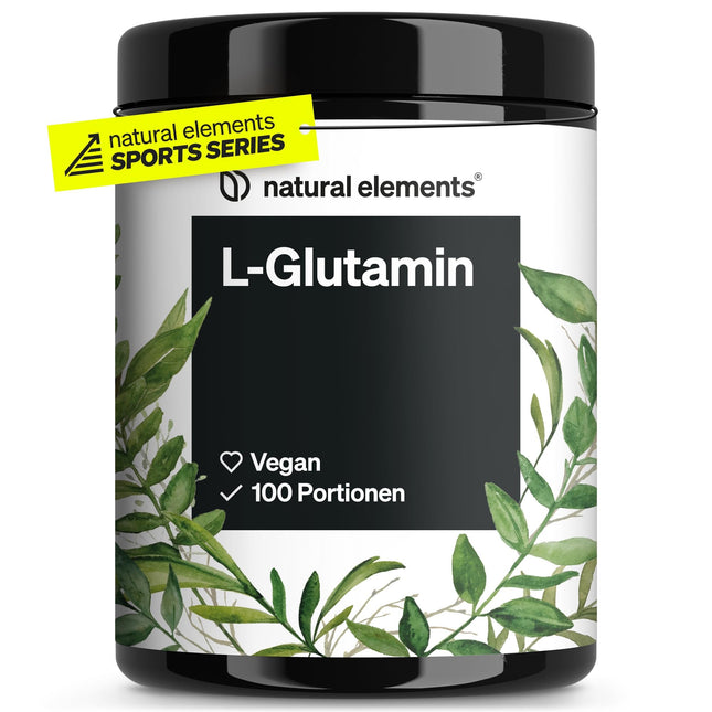 L-glutamīna pulveris – 500 g – tīrs L-glutamīns – bezgaršīgs – vegāns, augsta deva, bez piedevām – izstrādāts Vācijā