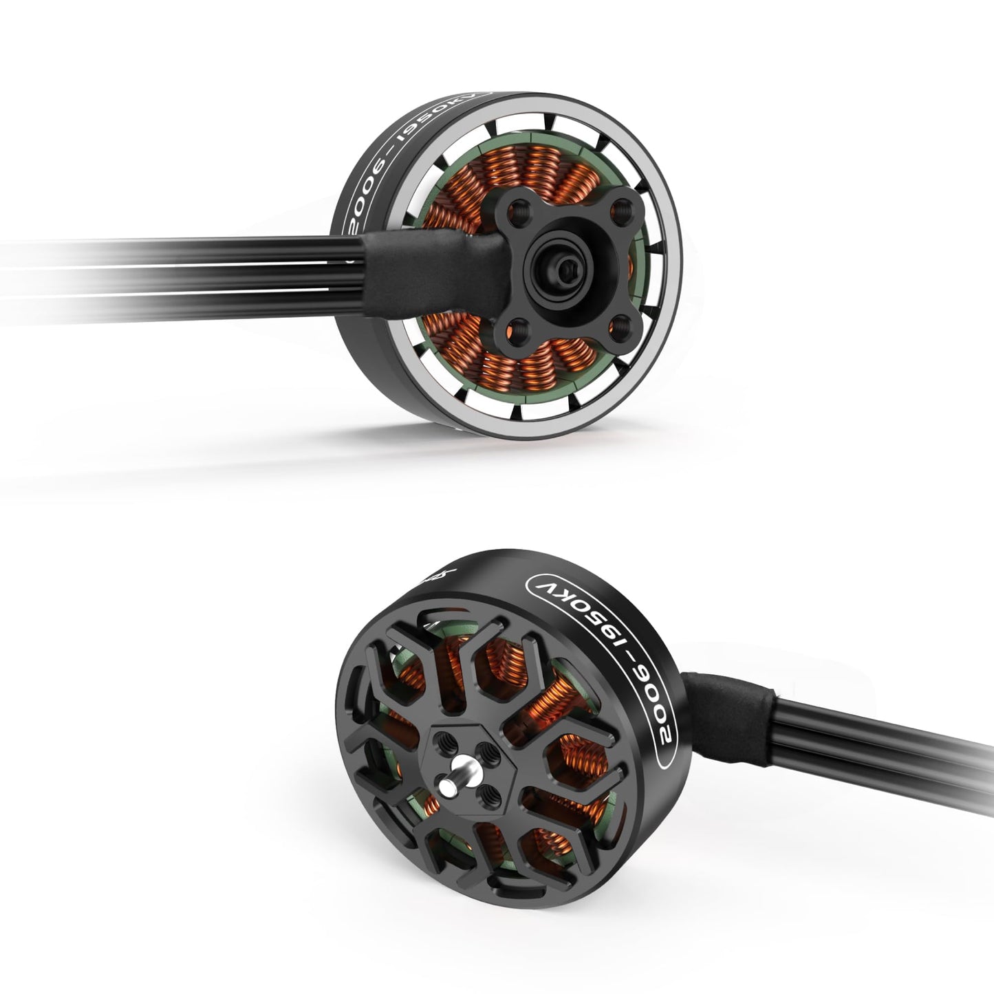 2006. gada 1950KV FPV drona motors - 6S bezsuku motors 3,5, 4, 5 collu FPV dronam QAV kvadrokopteram - 4 gabalu iepakojums