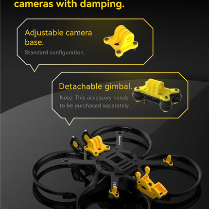 Bee35 3,5 collu Cinewhoop FPV drona rāmis - Pro versija 4S 6S rāmja komplekts, kas ir saderīgs ar DJI O3 Air Unit FPV VTX, dažādām lidojuma vadības sistēmām