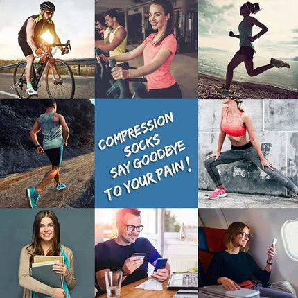 Tlynsnil kompresijas zeķes vīriešiem un sievietēm, 8 pāri, kompresijas zeķes, sporta zeķes, plantāra fascīta, pēdas velves atbalsta, skriešanas, sporta zāles, noguruma mazināšanas