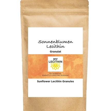 Saulespuķu lecitīna granulas | ražots Vācijā | vegāns | Bez ĢMO | bez alergēniem (250 g)