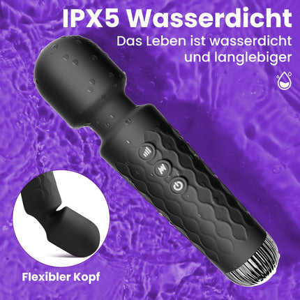 Gobeken vibrators sievietēm, dildo ar 10 vibrācijas intensitātēm, seksa rotaļlieta sieviešu pāriem 20 vibrācijas frekvences, vibratoru komplekti sieviešu klitora masierim, masāža melna