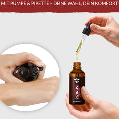Heldengrün® ORGANISKĀ rīcineļļa matiem [100% DABĪGA] - Rīcineļļa - Dermatoloģiski pārbaudīta - Aukstā spieduma rīcineļļa - Matu, skropstu, uzacu un bārdas stiprināšanai