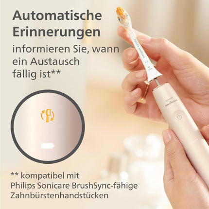 Philips Sonicare Original A3 Premium universālās elektriskās zobu birstes rezerves birstes galviņas — 6 Philips Sonicare rezerves birstes galviņu iepakojums baltā krāsā (modelis HX9096/10)