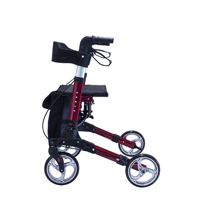 Antar AT51006R alumīnija salokāms rollators, sarkans, 8000 g