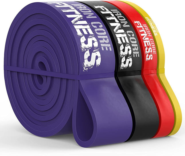 4 Set Widerstandsbänder Krafttraining, Pull Up Band, Klimmzugband, Widerstandsband, Fitnessbänder Klimmzug, Trainingsband, Gymnastikband, Fitnessband, Sport Bänder, Klimmzughilfe, Qualität Klimmzug