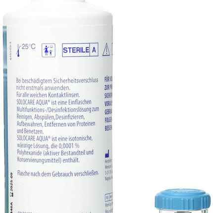 Solocare Aqua kopšanas līdzekļu sistēmas iepakojums (4 x 360 ml) mīkstajām kontaktlēcām | 360 ml (4 iepakojums)