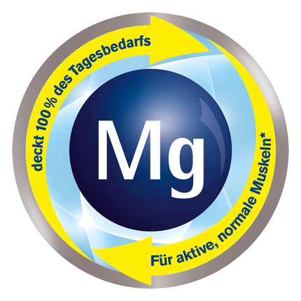 tetesept Magnesium 400 augstas devas - 1 x 30 tabletes - uztura bagātinātājs ar magniju – viegli norijamas magnija tabletes aktīviem, normāliem muskuļiem*