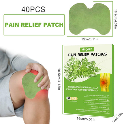 Sāpju mazināšanas plāksteris — 40 gabali sāpju mazināšanas plāksteri. Ceļa plāksteris pret osteoartrītu, ātras iedarbības sāpju mazināšanas plāksteris ceļa, muguras, kakla muskuļu sāpēm.