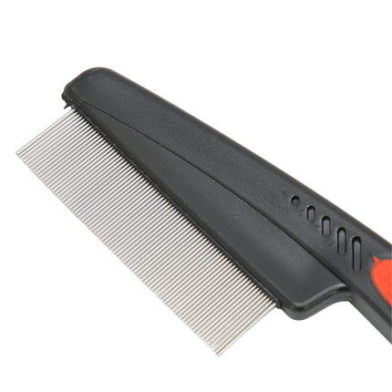 Brrnoo metāla utu ķemme Lausinator Nits Comb Extra Fine, Nits Comb droši noņem utis, kas izgatavotas no nerūsējošā tērauda, ​​īpaši smalkas zīdaiņiem, bērniem, pieaugušajiem un mājdzīvniekiem