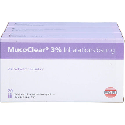 MucoClear 3% inhalācijas šķīdums, 240 ml šķīdums