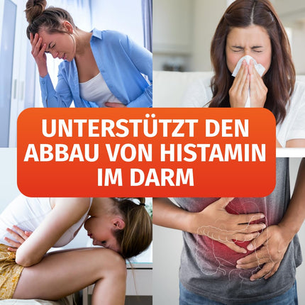 DAO kapsulas VEGĀNS — augsta deva: 100 000 HDU — 100 mg zirņu asnu pulvera vienā kapsulā vienkāršai dozēšanai — aptiekas kvalitāte — 90 kapsulas — Green Naturals®