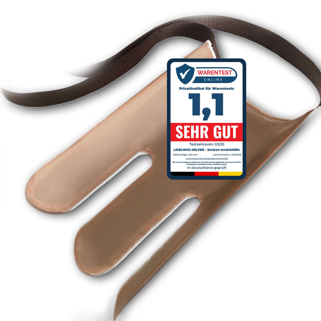 Lieblings Helfer® Premium zeķu palīglīdzeklis - īpaši izturīgas pret plīsumiem garas siksnas - zeķu palīglīdzeklis - dāvana vecmāmiņai, vectētiņam, senioriem un grūtniecēm, gūžas operācijas laikā