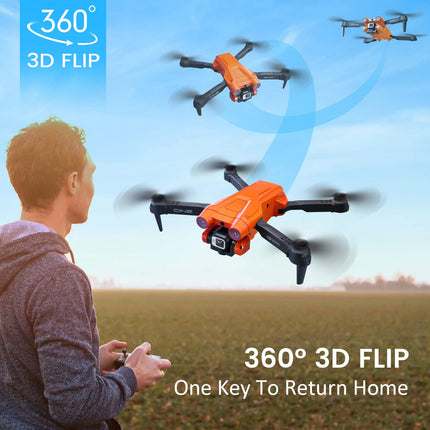 Mingfuxin salokāms drons ar kameru iesācējiem, RC kvadrokoptera drons ar lietotni WIFI FPV tiešraides video, augstuma noturēšana, bezgalvas režīms, vienas taustiņa pacelšanās un nosēšanās pieaugušajiem un bērniem