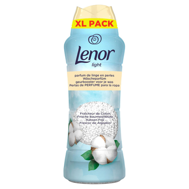 Lenor Light Veļas Smaržas Fresh Cotton Blossom 495g, Maigam, ilgstošam svaigumam