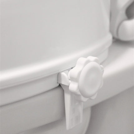 PEPE Mobility - paaugstināts tualetes poda sēdeklis ar vāku 15 cm, balts