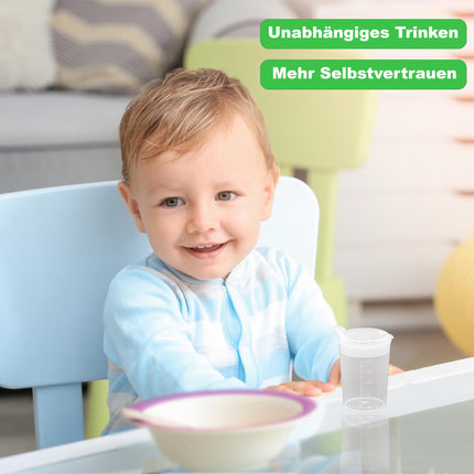 3x dzeršanas krūzītes ar vākiem 250ml Caurspīdīgas dzeršanas krūzītes senioriem 3 krūzīšu komplekts ar 3 vākiem (2 ar atveri 12 x 10 mm un 1 ar atveri 4 x 4 mm) dzeršanas krūzīte ar vāku - dzeršanas krūzīte mazulim