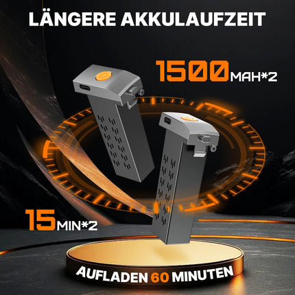 Drons ar regulējamu kameru bērniem un pieaugušajiem, bezkontaktu motora salokāms RC drons ar LED gaismām, 30 minūšu ilgs lidojuma laiks, optiskās plūsmas pozicionēšana, kvadrokoptera drons iesācējiem